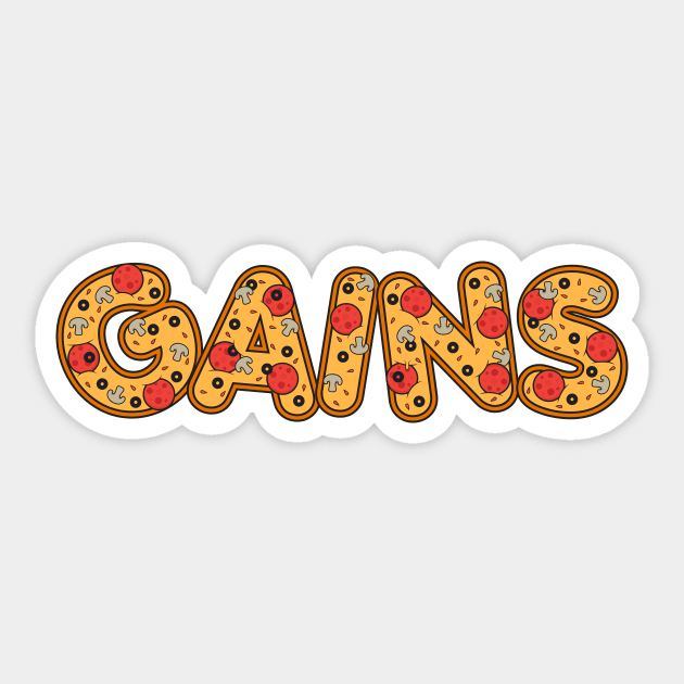 Gains Sticker by Woah_Jonny